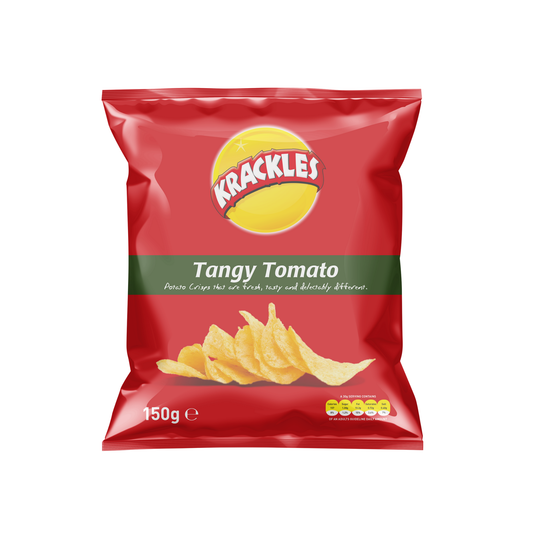 Krackles Tangy Tomato Potato Crisps